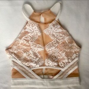 Bridal Lace Halter Top